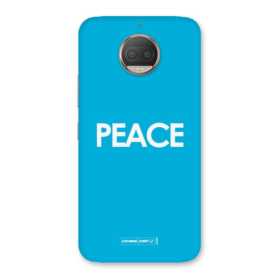 Peace Back Case for Moto G5s Plus