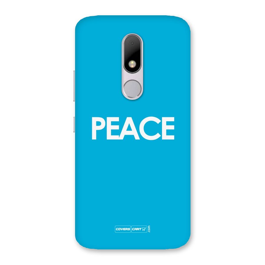 Peace Back Case for Moto M