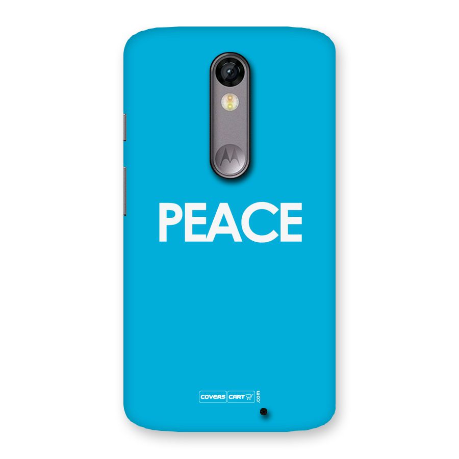 Peace Back Case for Moto X Force