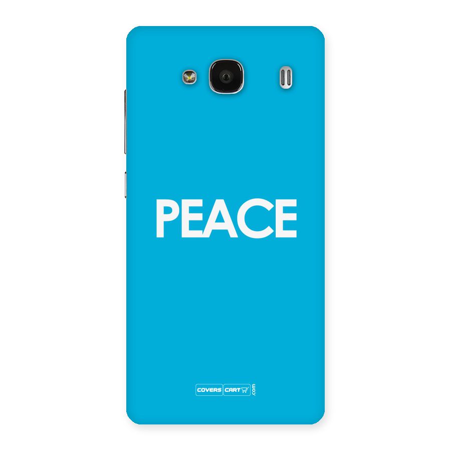 Peace Back Case for Redmi 2s