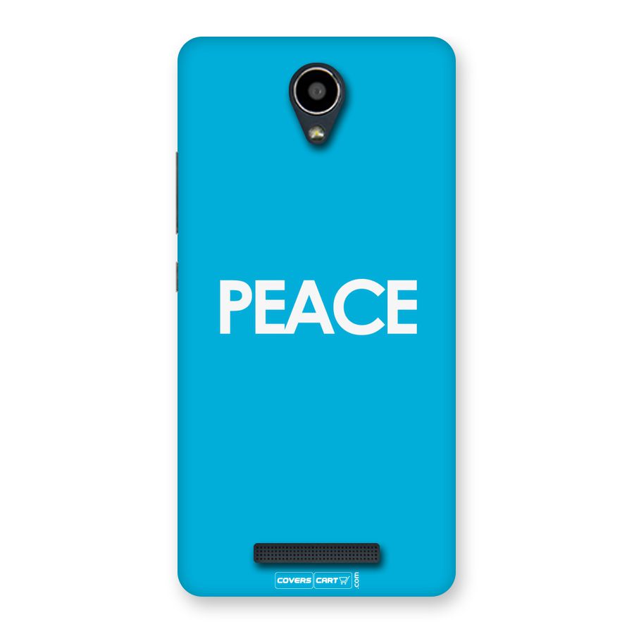 Peace Back Case for Redmi Note 2