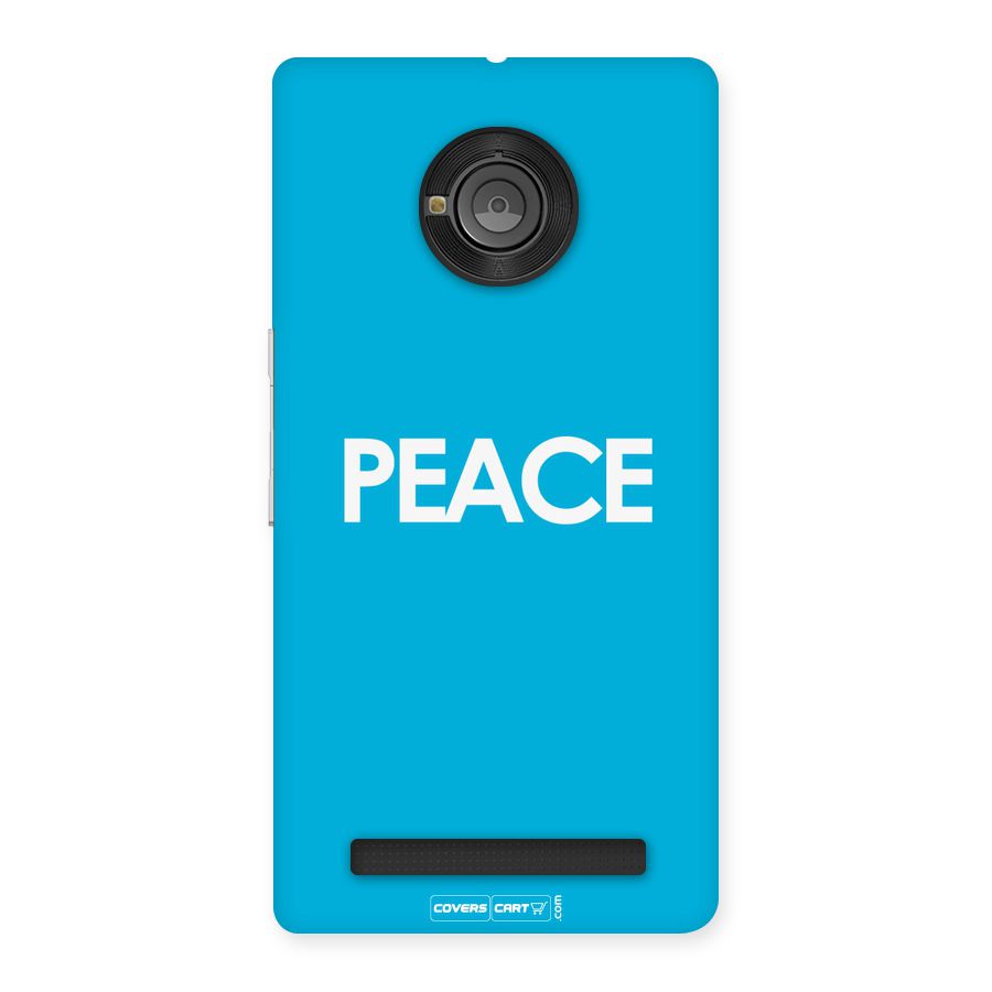 Peace Back Case for YU Yunique