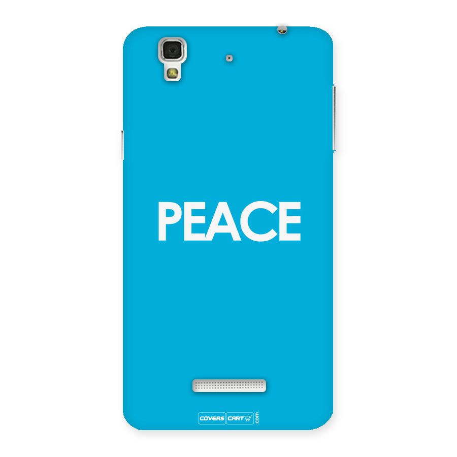 Peace Back Case for YU Yureka Plus