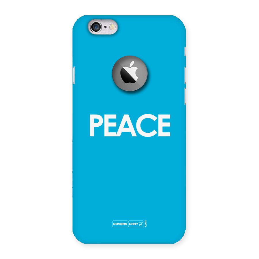 Peace Back Case for iPhone 6 Logo Cut