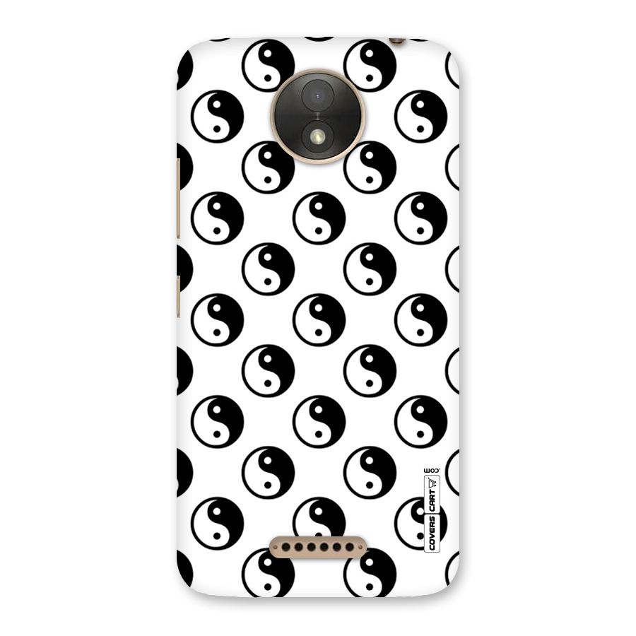 Peace Balls Back Case for Moto C Plus