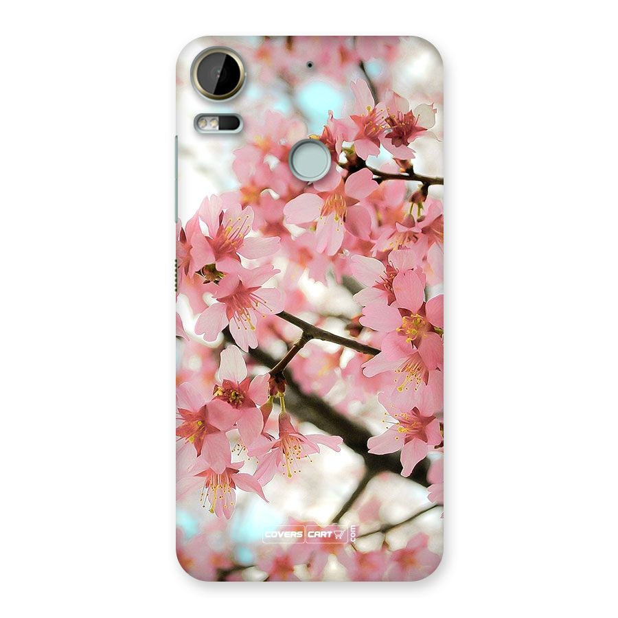 Peach Floral Back Case for Desire 10 Pro