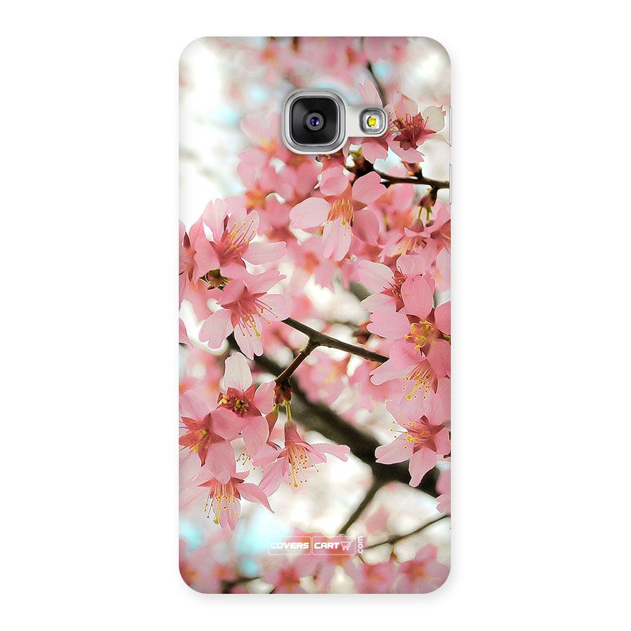Peach Floral Back Case for Galaxy A3 2016