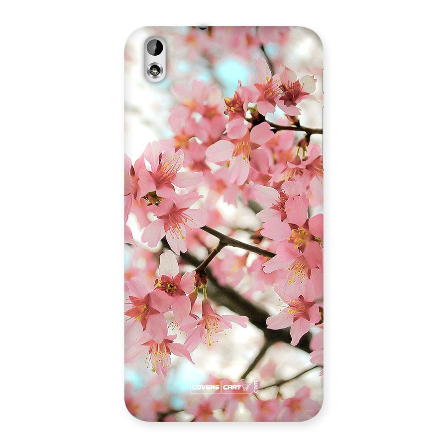 Peach Floral Back Case for HTC Desire 816g