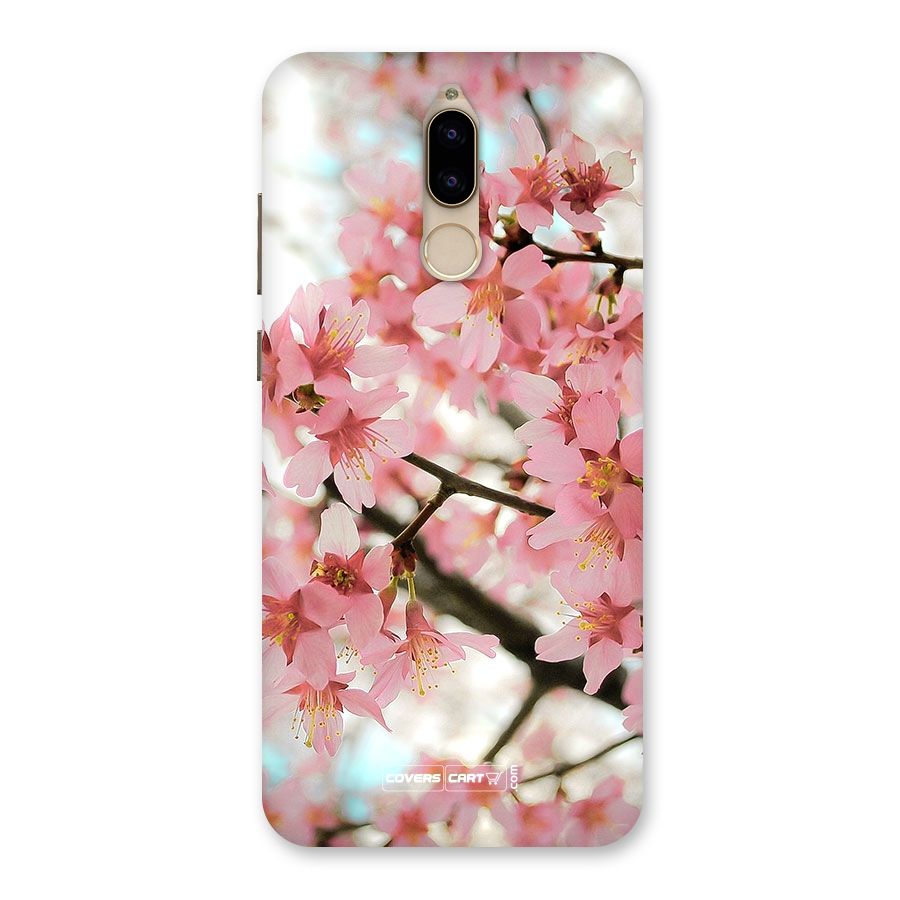 Peach Floral Back Case for Honor 9i