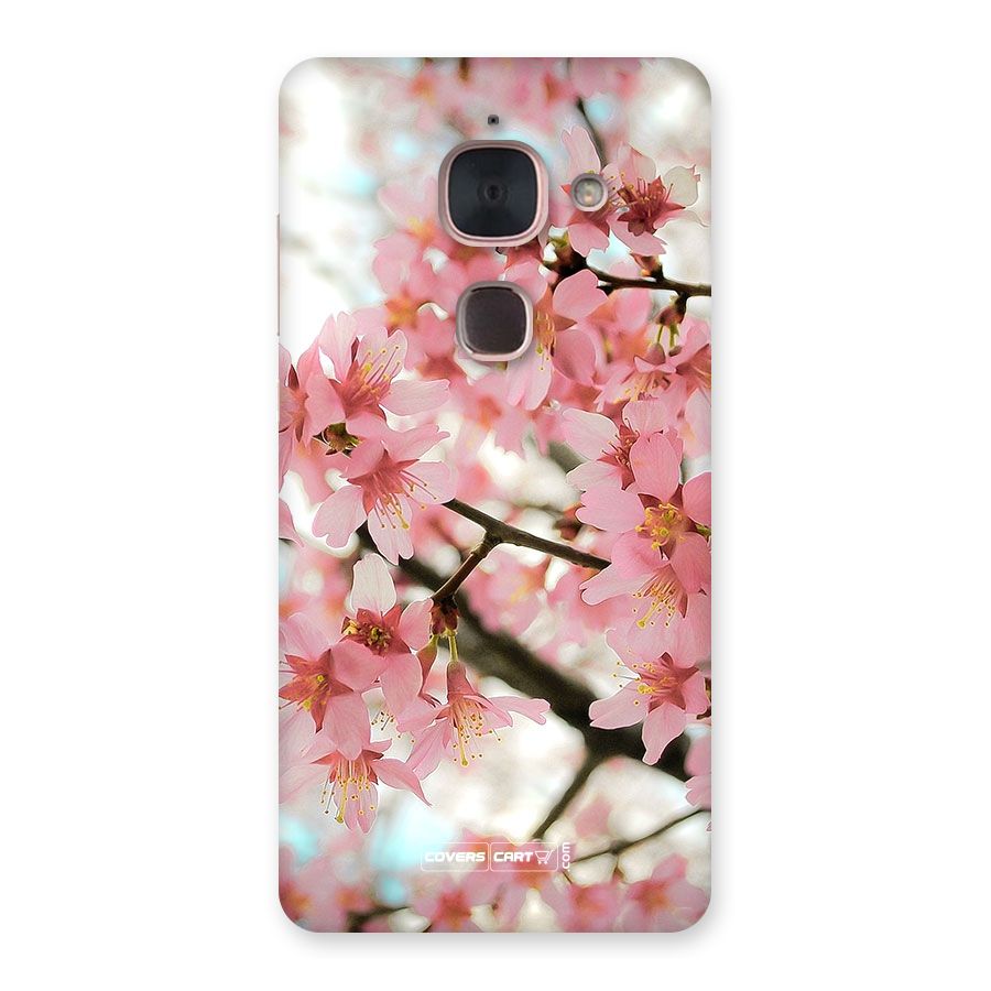 Peach Floral Back Case for Le Max 2