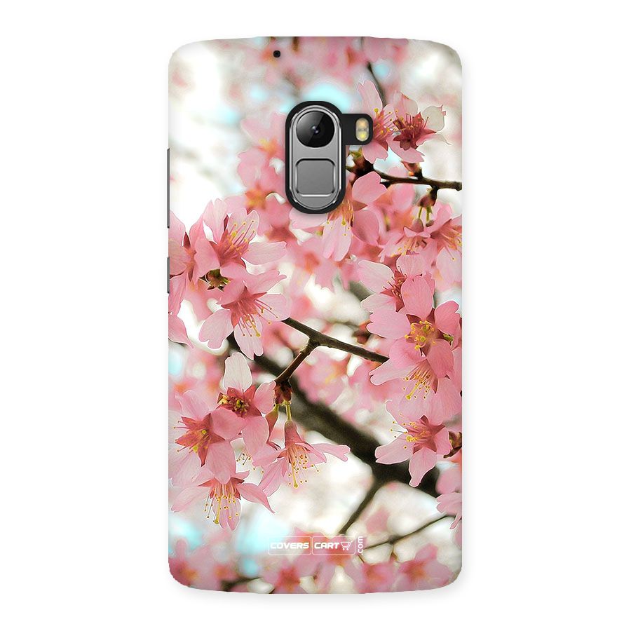 Peach Floral Back Case for Lenovo K4 Note