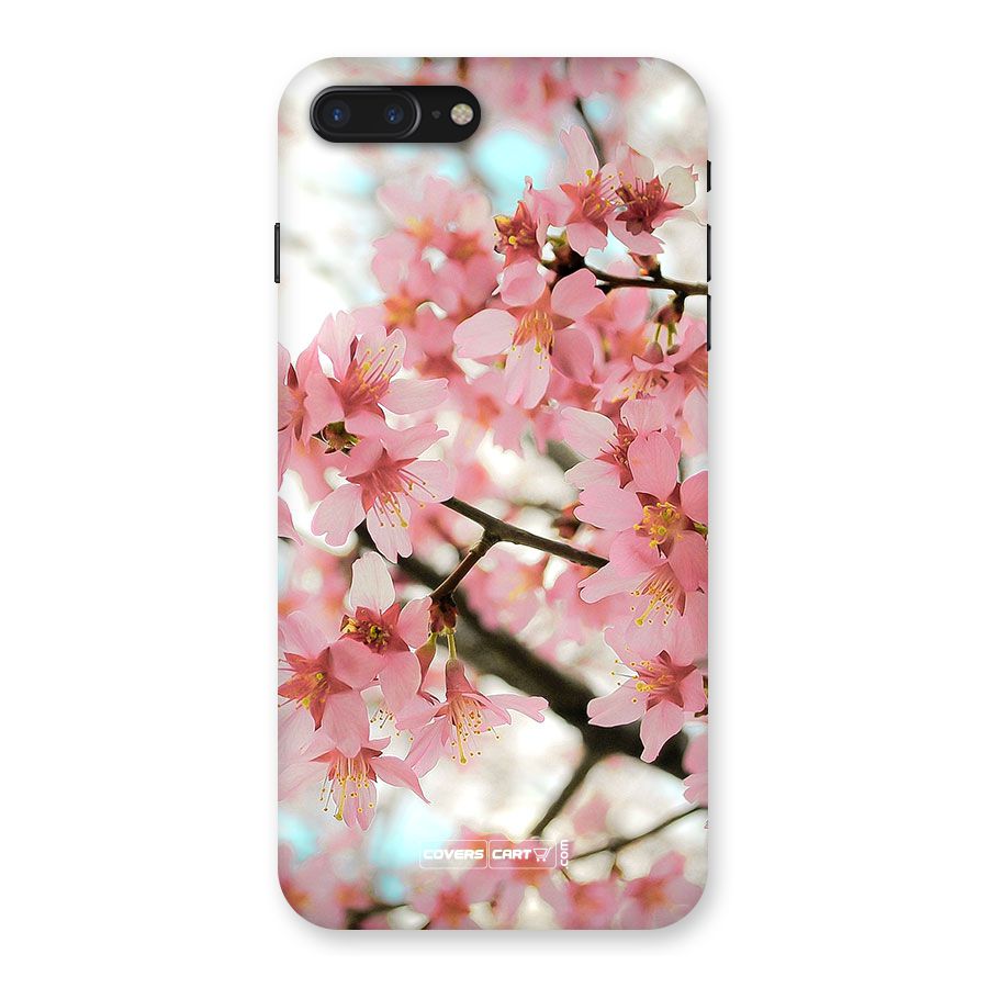 Peach Floral Back Case for iPhone 7 Plus