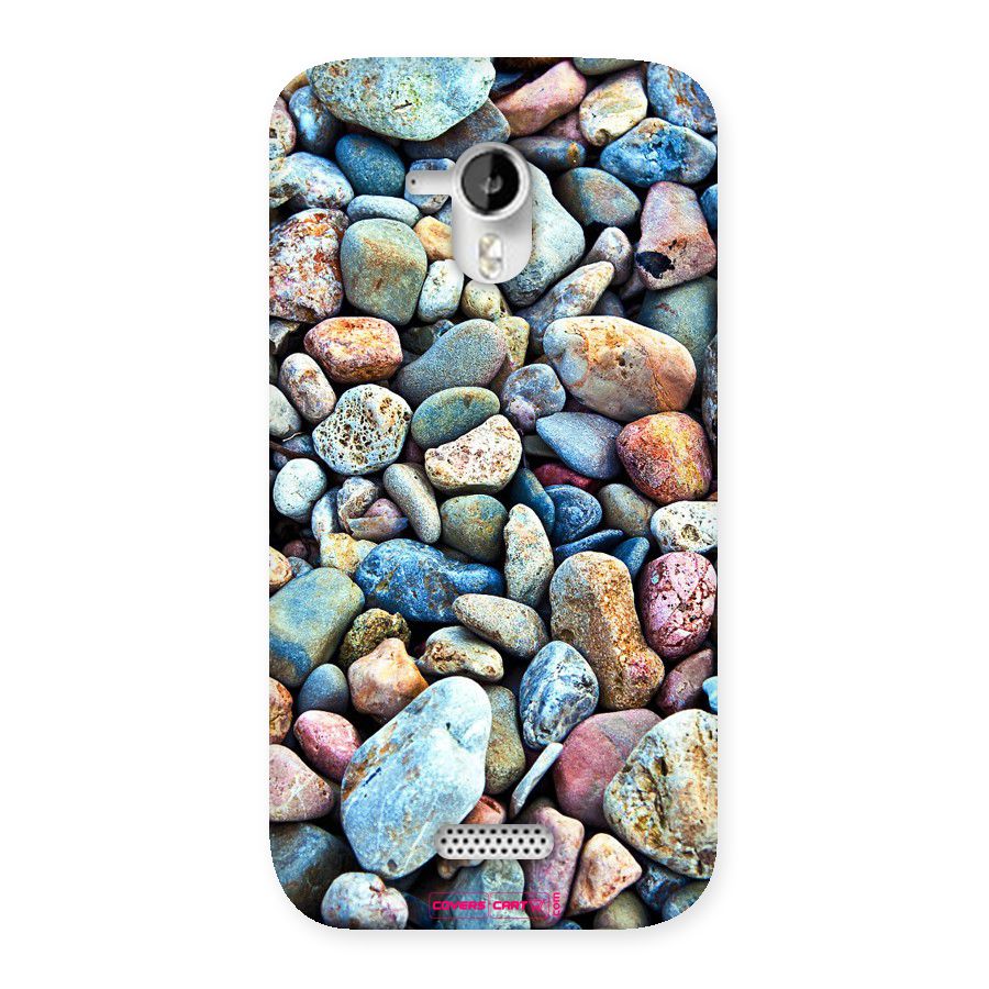 Pebbles Back Case for Micromax Canvas HD A116