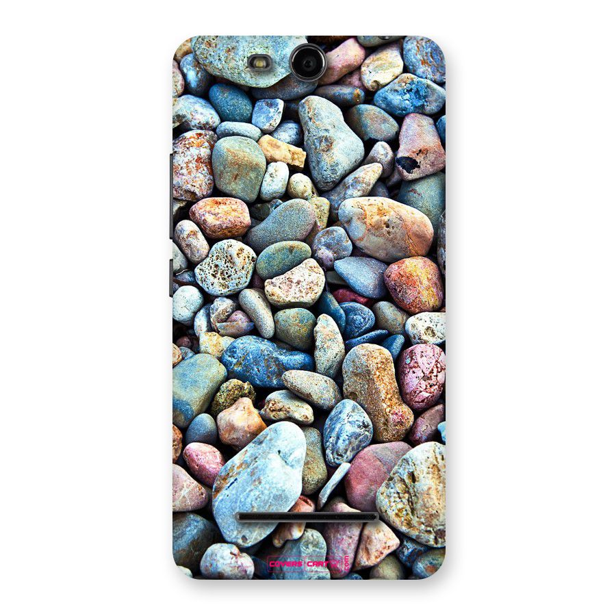 Pebbles Back Case for Micromax Canvas Juice 3 Q392