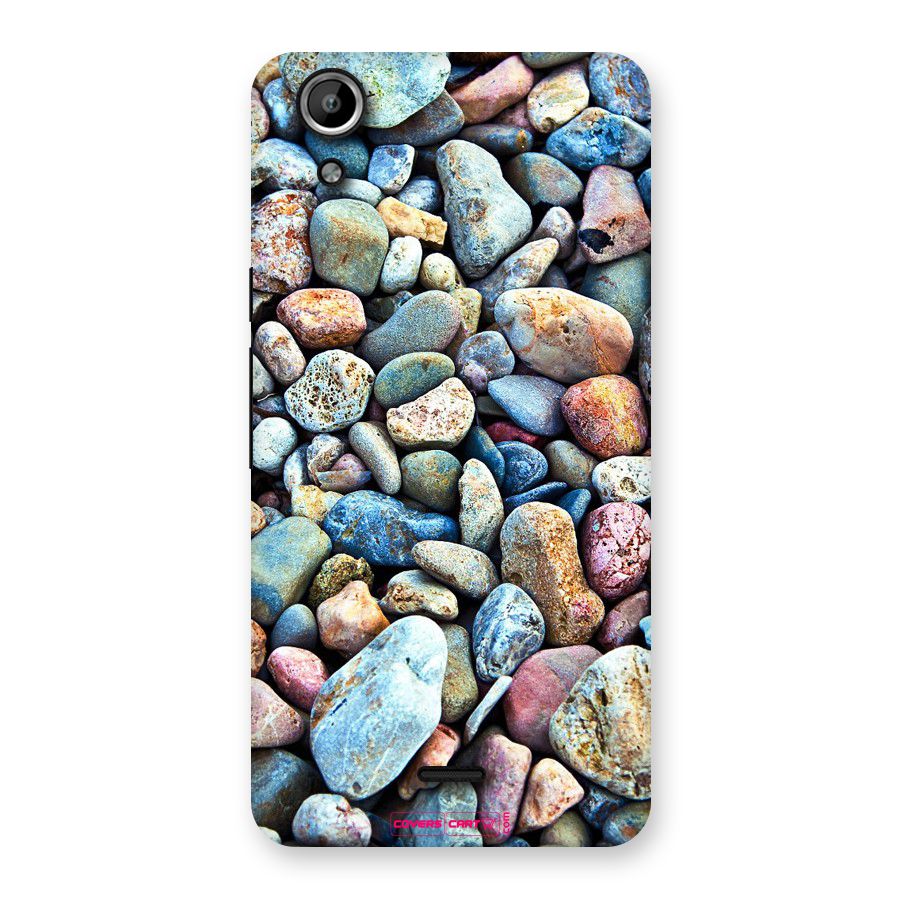Pebbles Back Case for Micromax Canvas Selfie Lens Q345