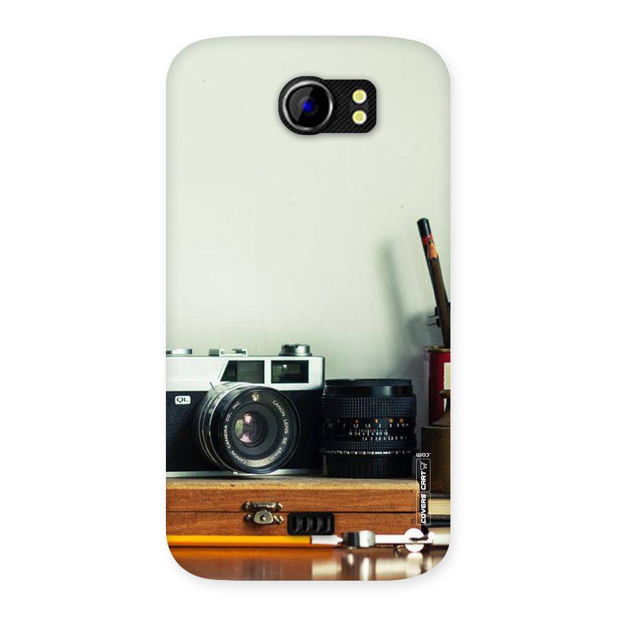 Photographer Desk Back Case for Micromax Canvas 2 A110