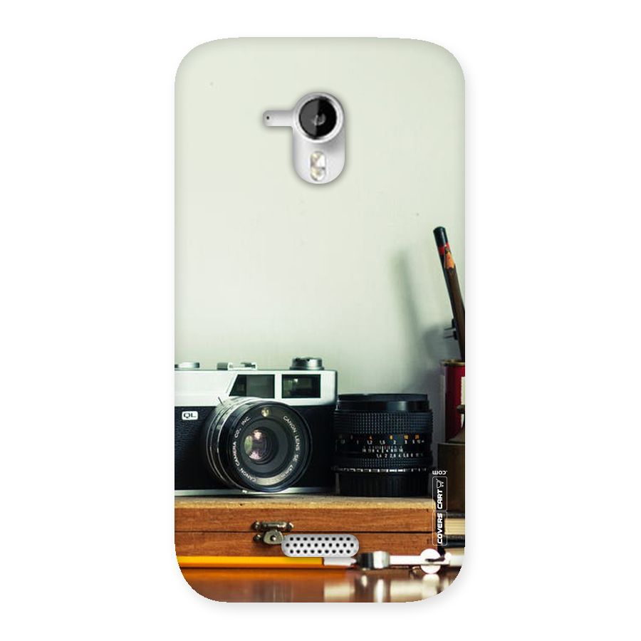 Photographer Desk Back Case for Micromax Canvas HD A116