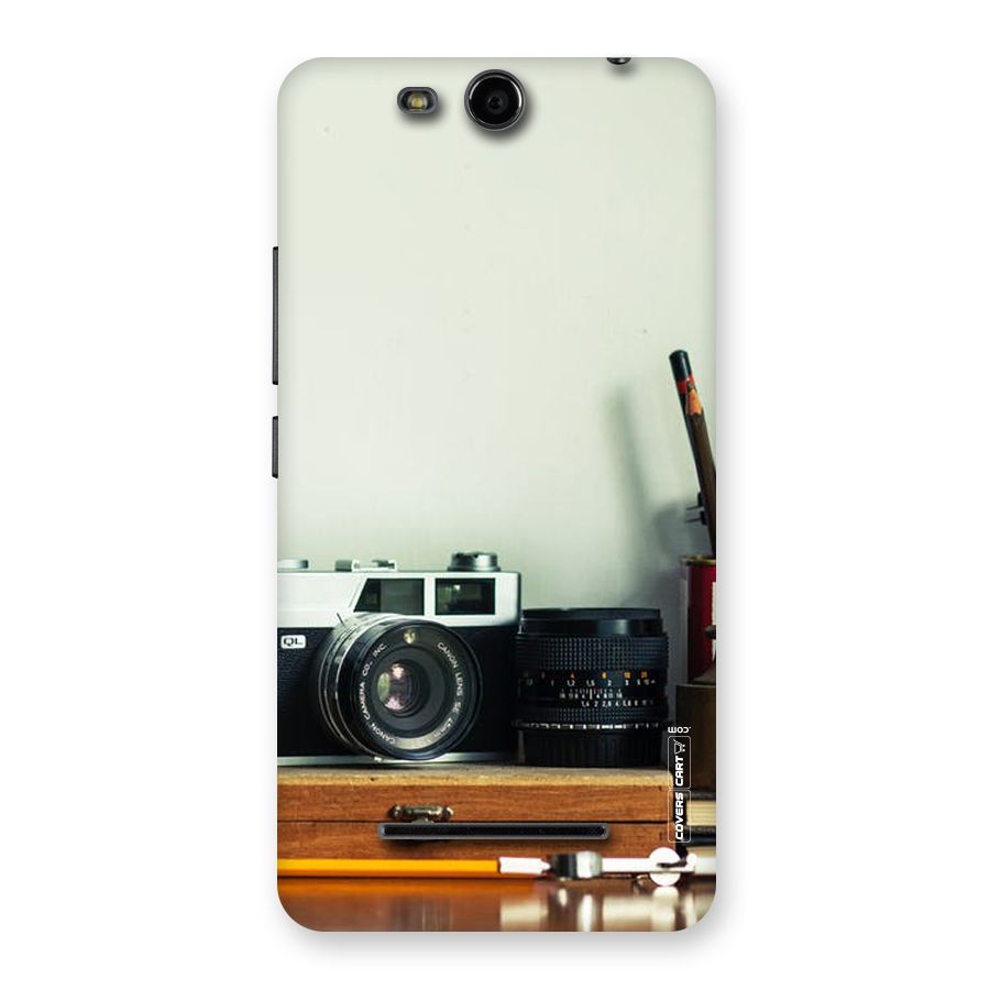 Photographer Desk Back Case for Micromax Canvas Juice 3 Q392