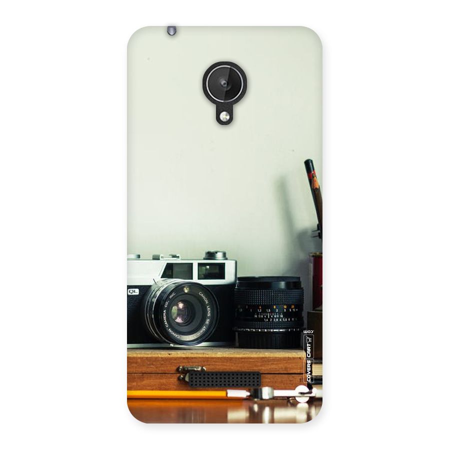 Photographer Desk Back Case for Micromax Canvas Spark Q380