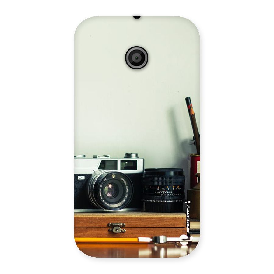 Photographer Desk Back Case for Moto E