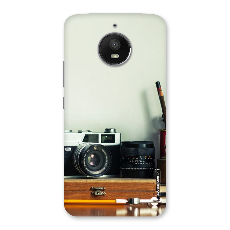 Photographer Desk Back Case for Moto E4 Plus