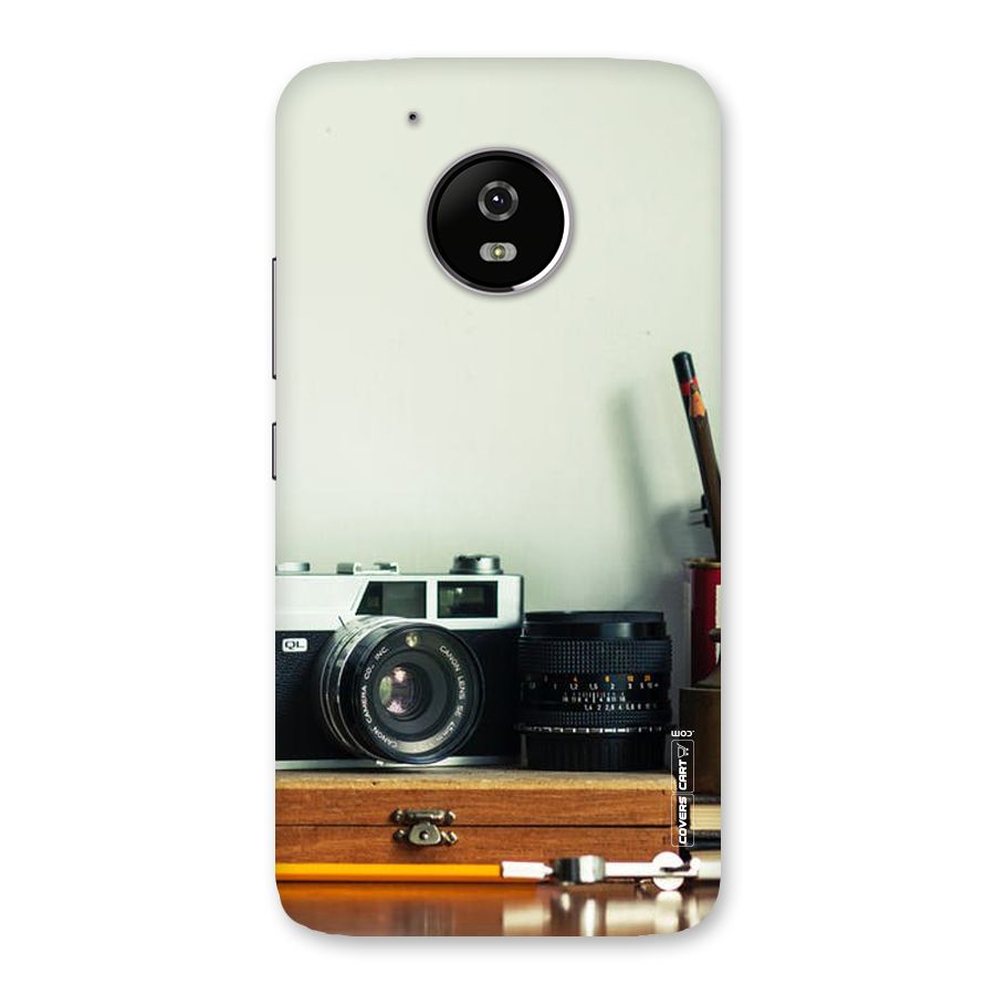 Photographer Desk Back Case for Moto G5