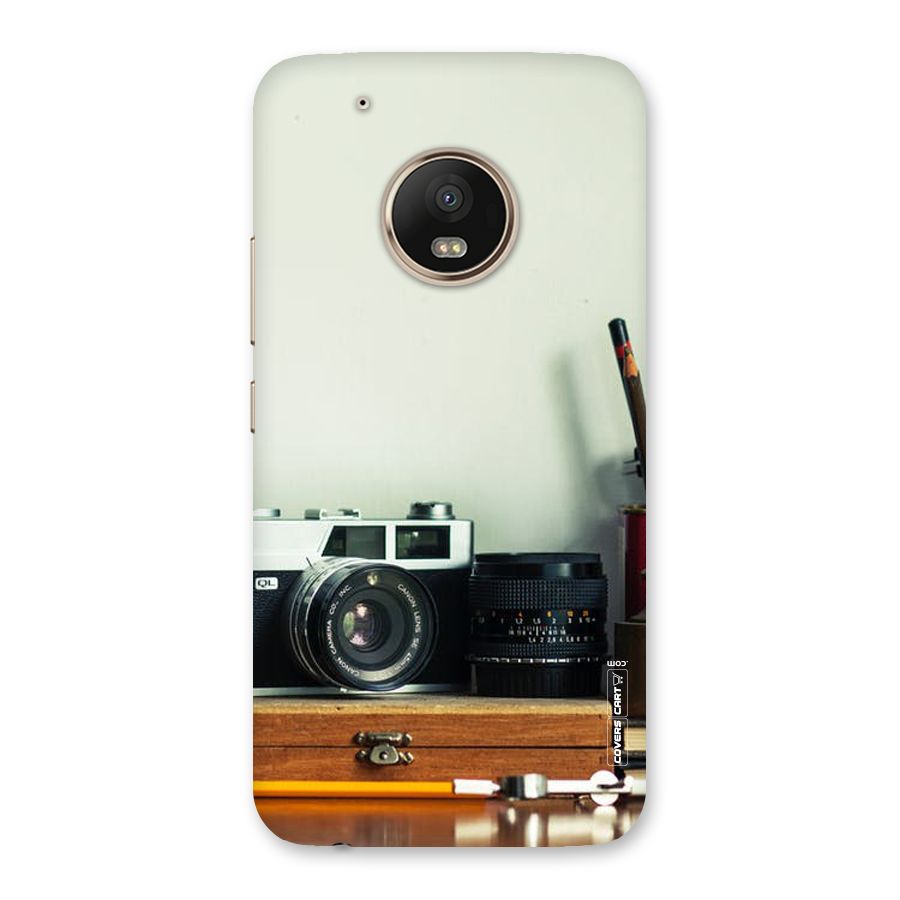 Photographer Desk Back Case for Moto G5 Plus