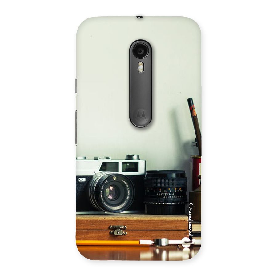Photographer Desk Back Case for Moto G Turbo