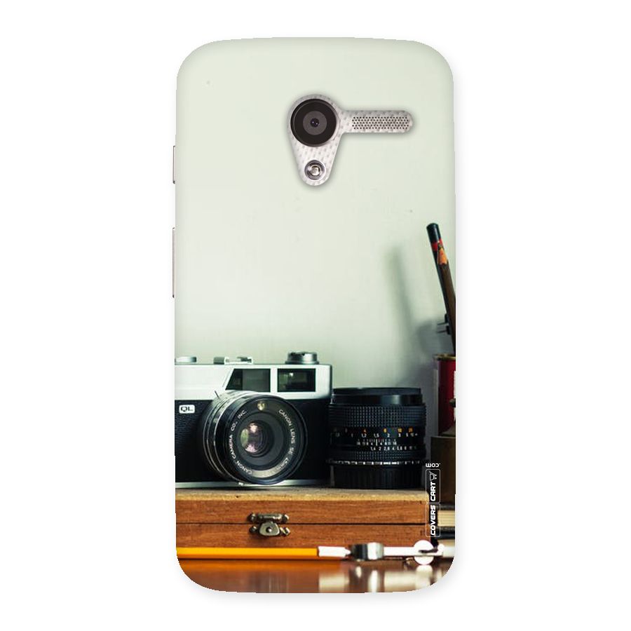 Photographer Desk Back Case for Moto X