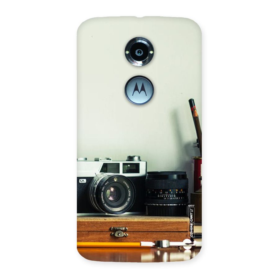 Photographer Desk Back Case for Moto X 2nd Gen