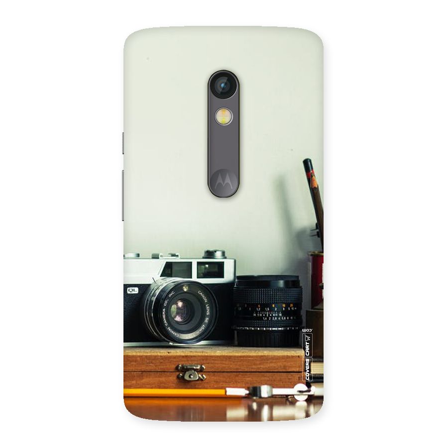 Photographer Desk Back Case for Moto X Play
