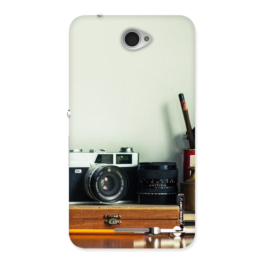 Photographer Desk Back Case for Sony Xperia E4