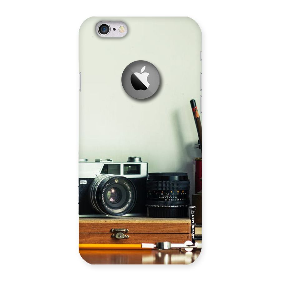 Photographer Desk Back Case for iPhone 6 Logo Cut