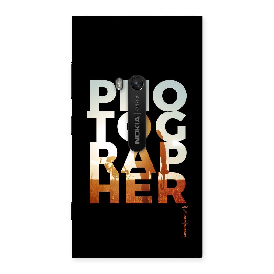 Photographer Typography Back Case for Lumia 920