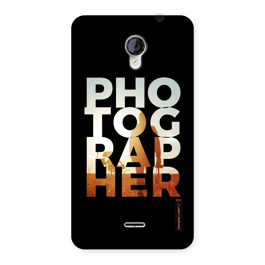 Photographer Typography Back Case for Micromax Unite 2 A106