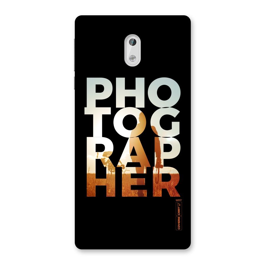 Photographer Typography Back Case for Nokia 3