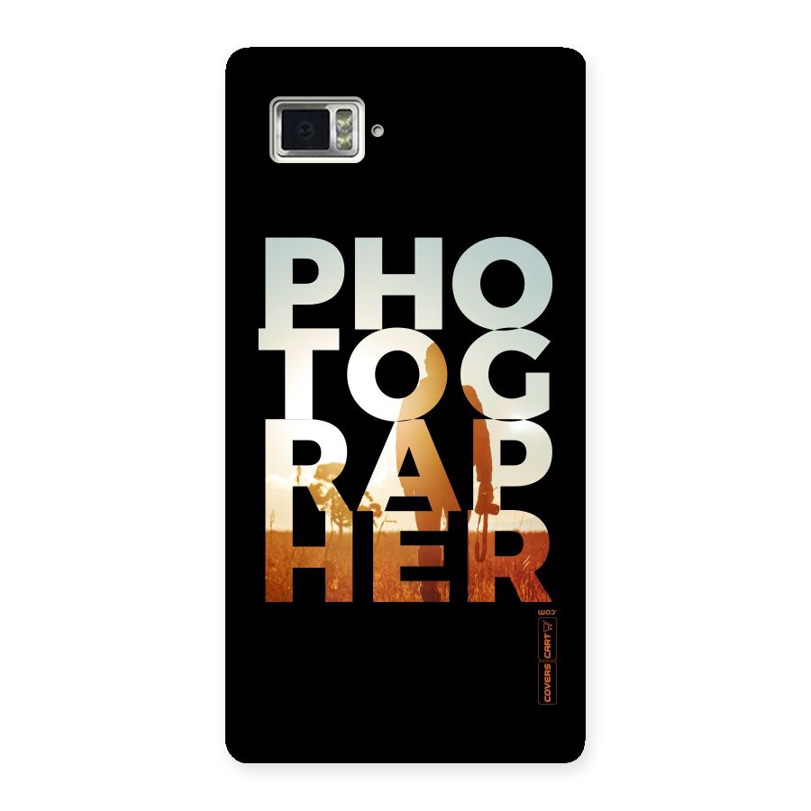 Photographer Typography Back Case for Vibe Z2 Pro K920