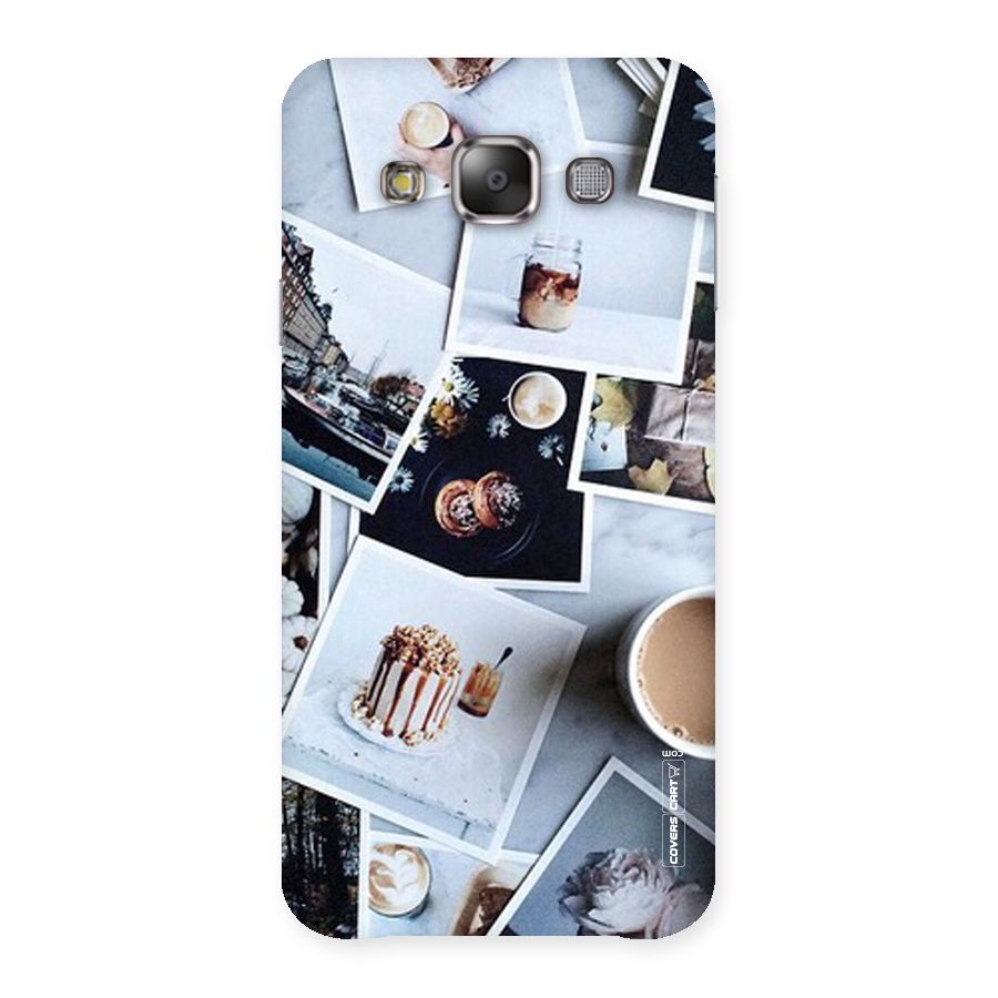 Pictures Coffee Back Case for Galaxy E7