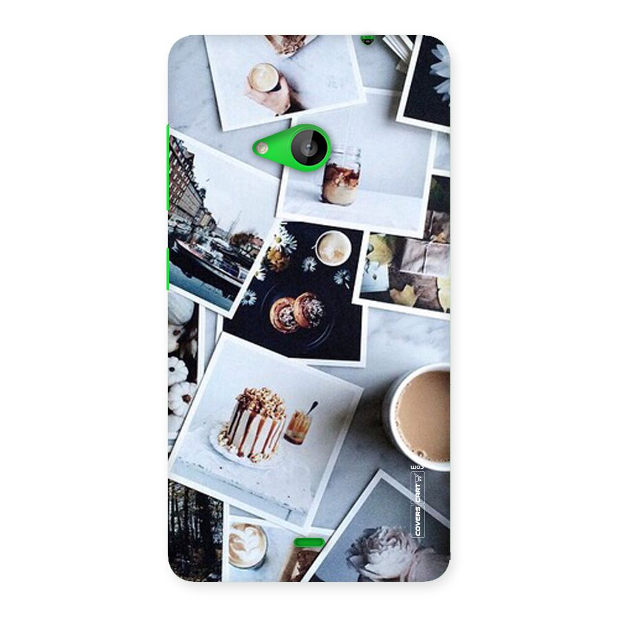 Pictures Coffee Back Case for Lumia 535