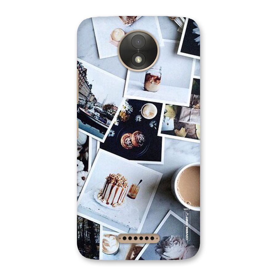 Pictures Coffee Back Case for Moto C Plus