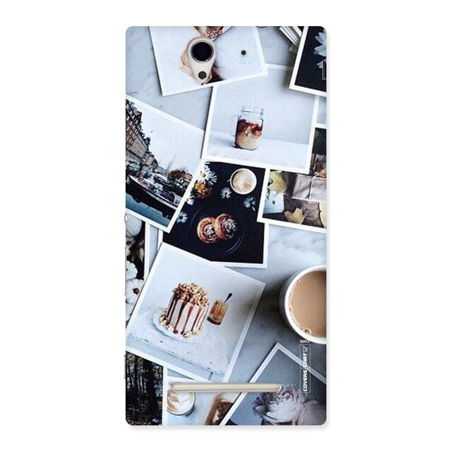 Pictures Coffee Back Case for Sony Xperia C3