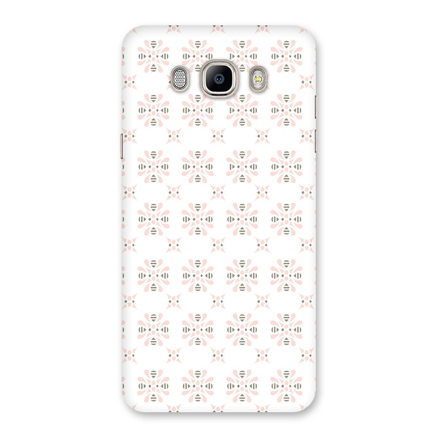 Pink Floral Pattern Back Case for Galaxy On8