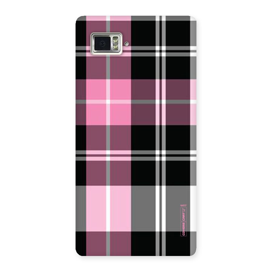 Pink Black Check Back Case for Vibe Z2 Pro K920