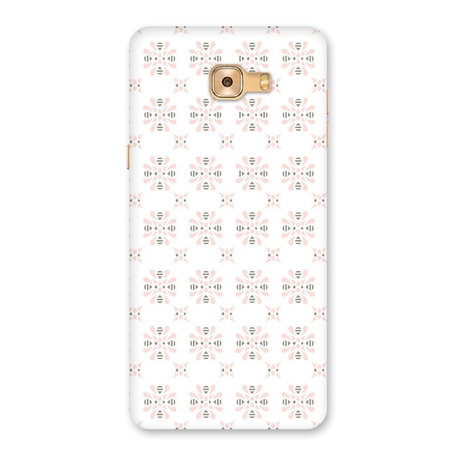 Pink Floral Pattern Back Case for Galaxy C9 Pro