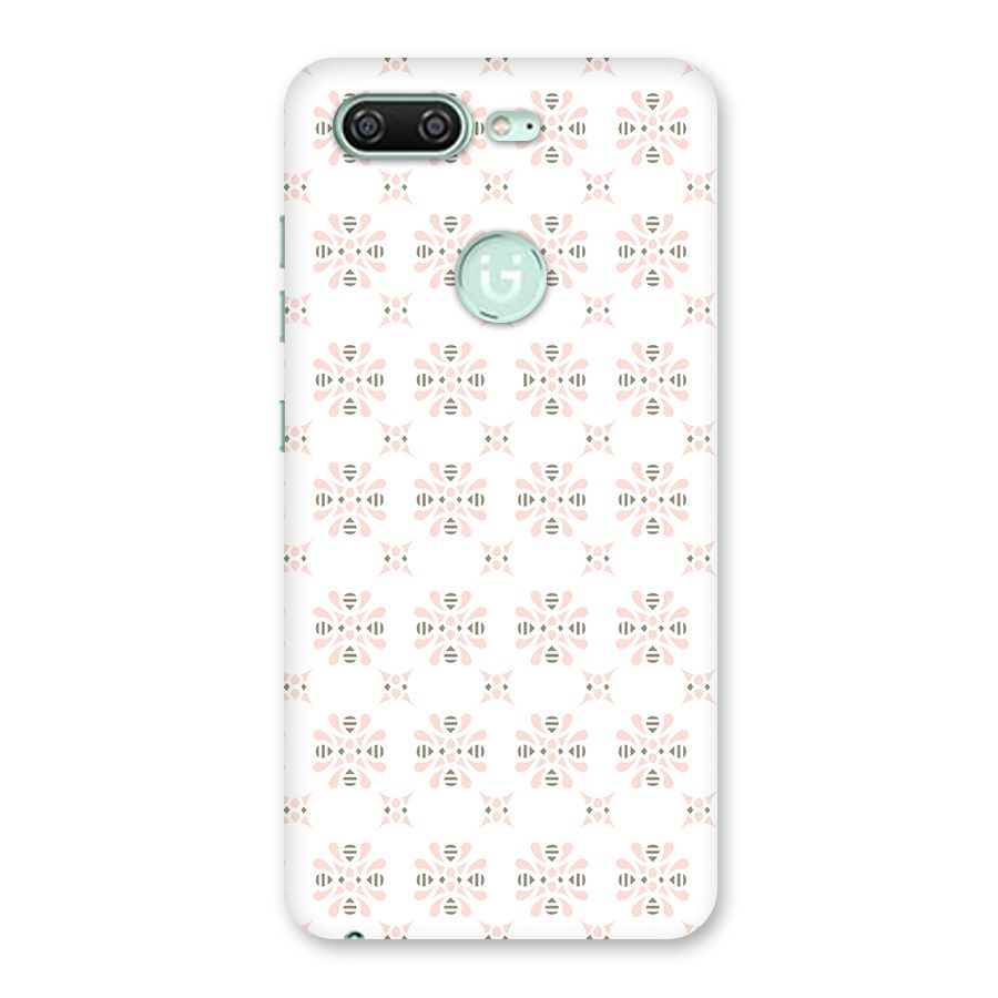 Pink Floral Pattern Back Case for Gionee S10