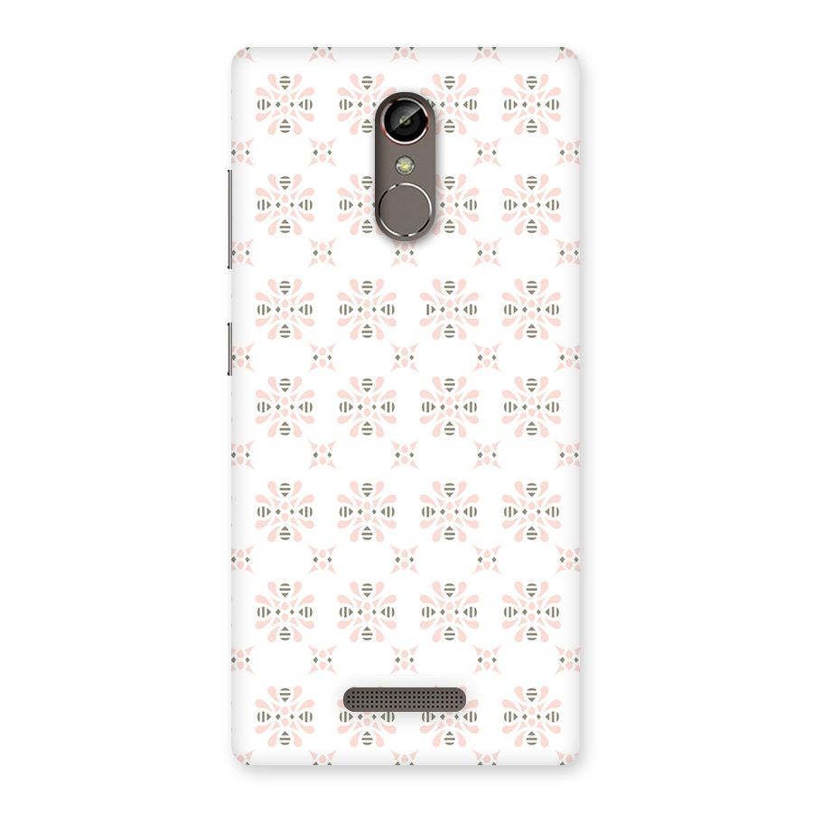Pink Floral Pattern Back Case for Gionee S6s