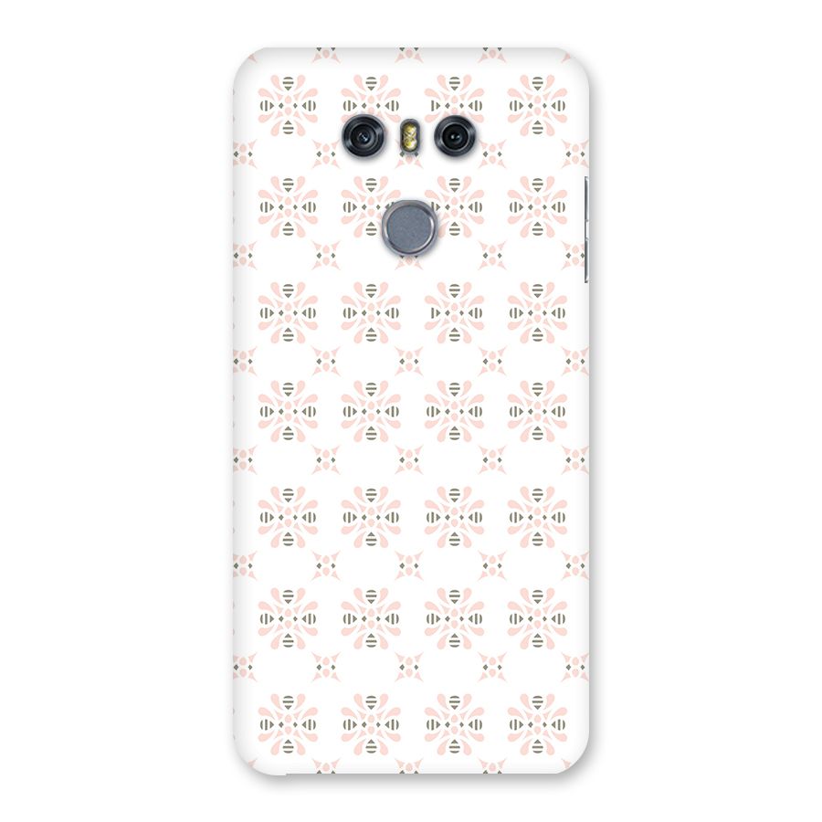 Pink Floral Pattern Back Case for LG G6