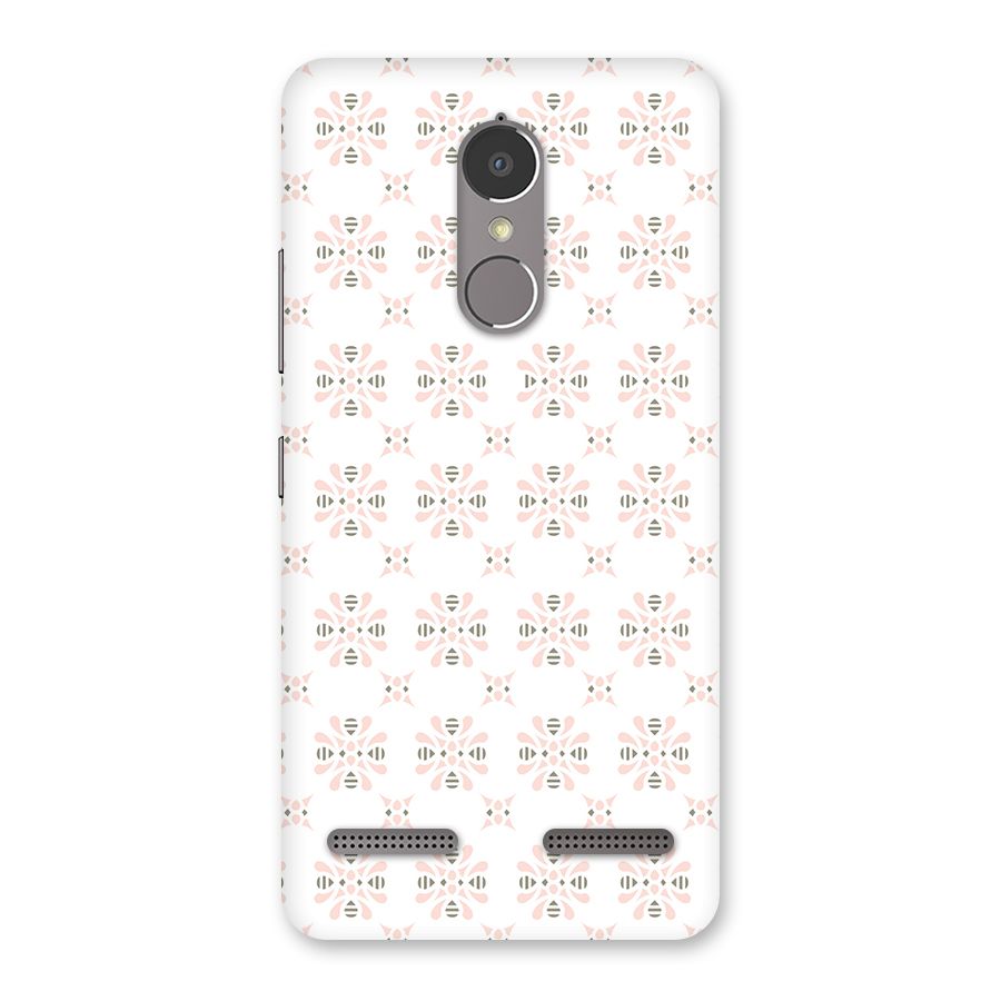 Pink Floral Pattern Back Case for Lenovo K6