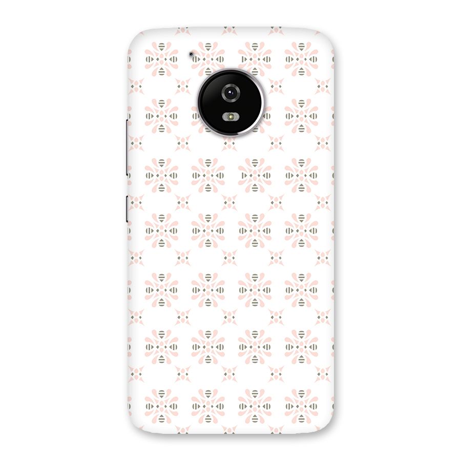 Pink Floral Pattern Back Case for Moto G5