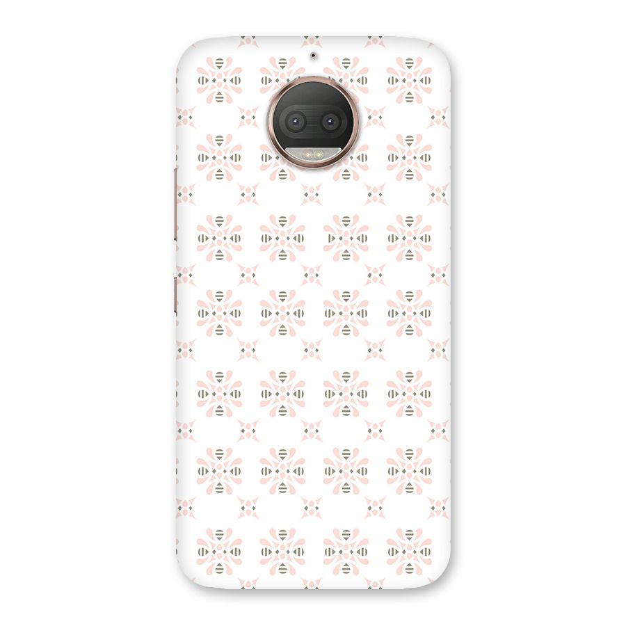 Pink Floral Pattern Back Case for Moto G5s Plus